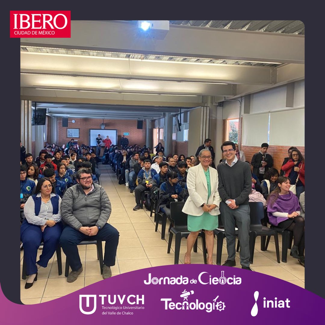 INIAT_IBERO's tweet photo. ✨📚 Este 14 de noviembre, el InIAT participó en la Jornada de Ciencia y Tecnología del TUVCH.

¡Gracias al @ElTUVCH por invitarnos! 💡

#InIAT #CienciaYTecnología #TUVCH https://t.co/rtNC7fz2lz