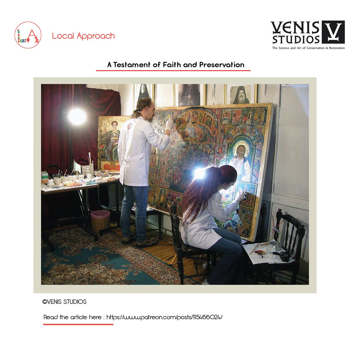 "Agiotafitiko" icon restored! Ancient artifact from Holy Land,  preserved using cutting-edge techniques. Now displayed in Istanbul,  connecting centuries-old traditions.

patreon.com/posts/115466024

#CulturalHeritageRestoration #IconographyArt