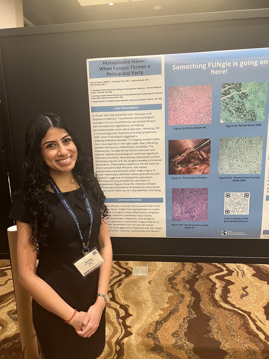 anvi_ta's tweet photo. Thank you to the American College of Osteopathic Internists for awarding me 2nd place in the Student Case Report poster presentations category. It was definitely a beautiful and insightful 24 hours well spent in Scottsdale! @acoi_org https://t.co/mU1IBA7Eha