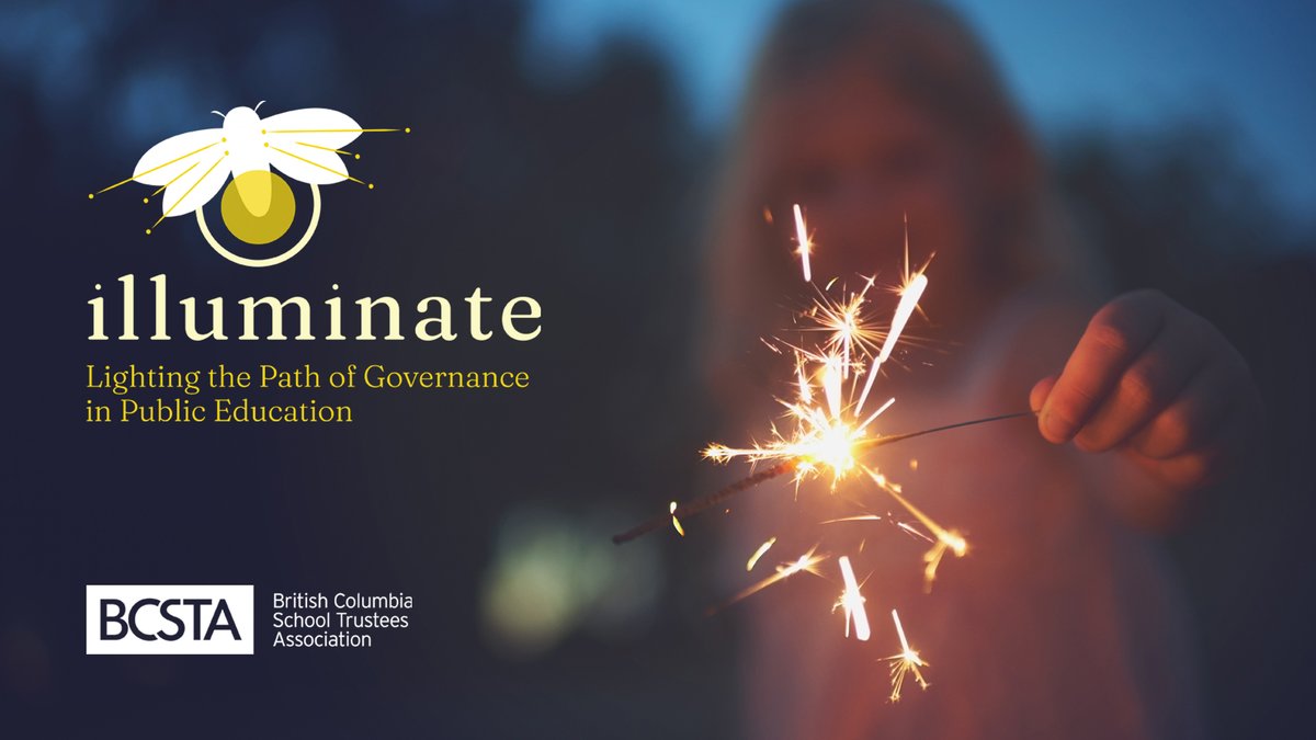 💡The BCSTA will be hosting its annual Trustee Academy "Illuminate: Lighting the Path of Governance in Public Education" from Nov 21-23! 🌟

We are excited for an engaging and insightful event featuring <a href="/shareski/">Dean Shareski</a> and <a href="/chrkennedy/">Chris Kennedy</a> Superintendent of West Vancouver School District,