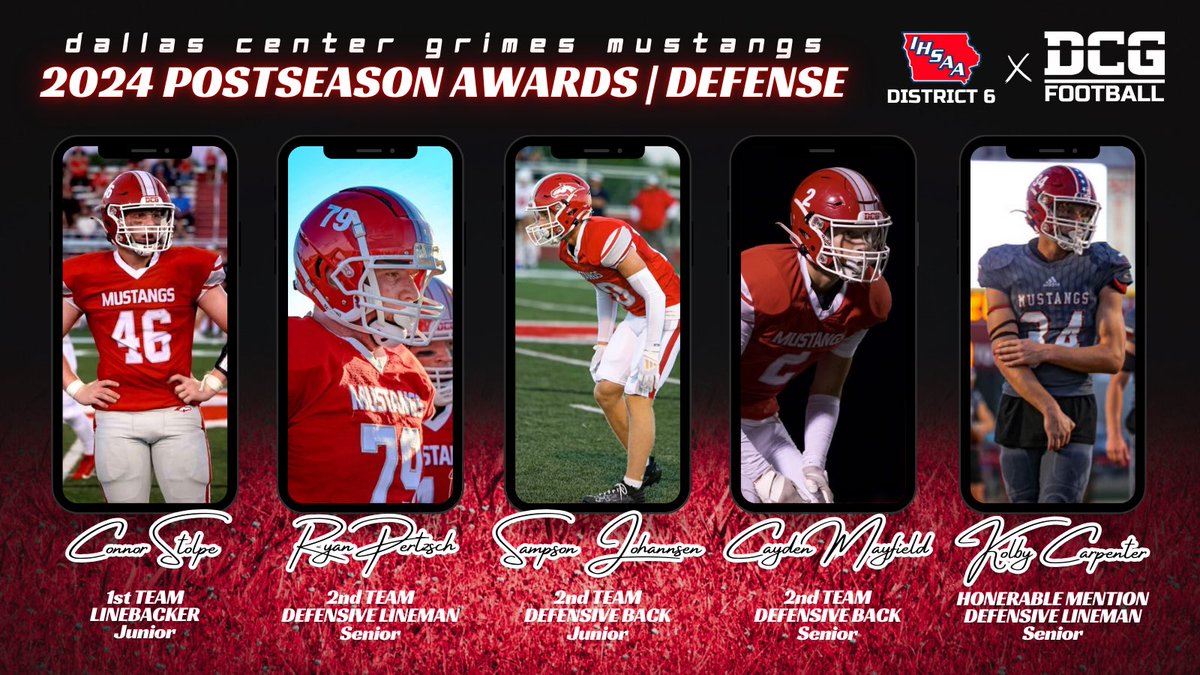 dcgfootball's tweet photo. Congrats to our defensive all district players!! 🐴🏈 https://t.co/e2HPTs90BL