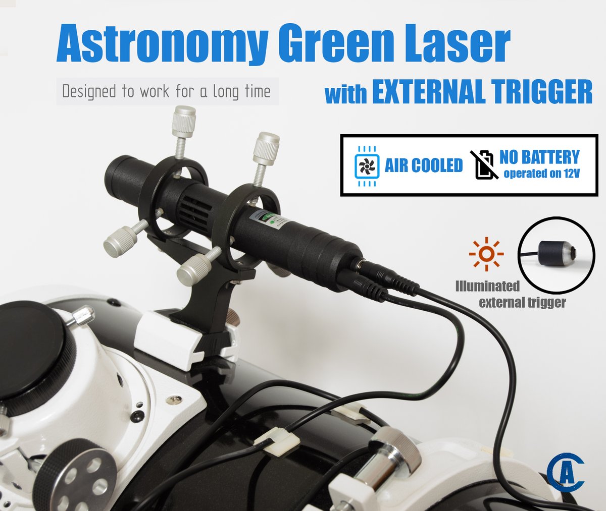AustrlSolutions's tweet photo. Possibly the first laser actually designed to be the finderscope of a telescope.
https://t.co/z9w6ec6jOu 
https://t.co/u4hlbT52mR

#astrophotography #telescope #greenlaser #astronomy #celestron #celestron #meade #skywatcher #astrophotography #astrophoto https://t.co/UpVsw2YIqV
