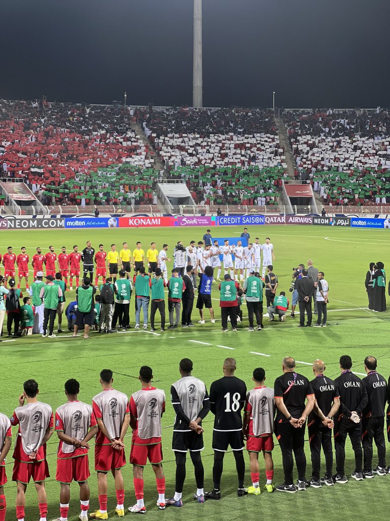 "في كرة القدم فائز وخاسر، لكن الضمير الحي دائما فائز"
هنا عمان 🇴🇲