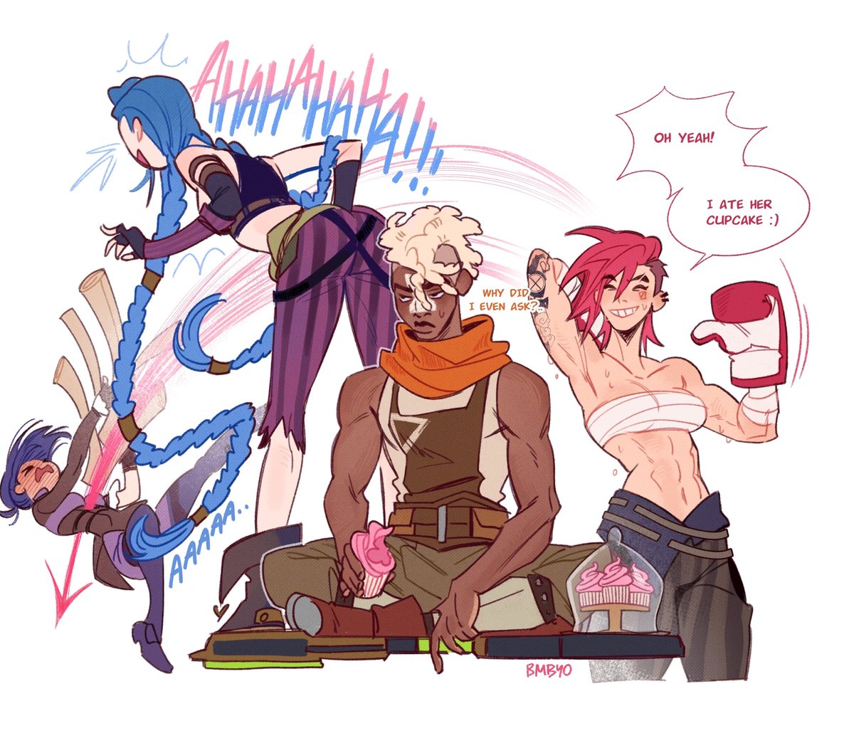 #Arcane #jinx #caitvi #ekkojinx
