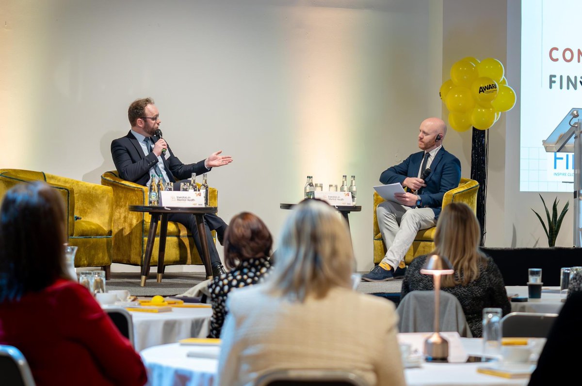 It was a pleasure to have been invited to speak at last week’s <a href="/AWARENI/">AWARE NI</a> Investors in Mental Health Awards about @FinTrU’s corporate partnership with the charity. The positive impact that AWARE has had on so many people across NI is truly inspiring.

#IMHAwards