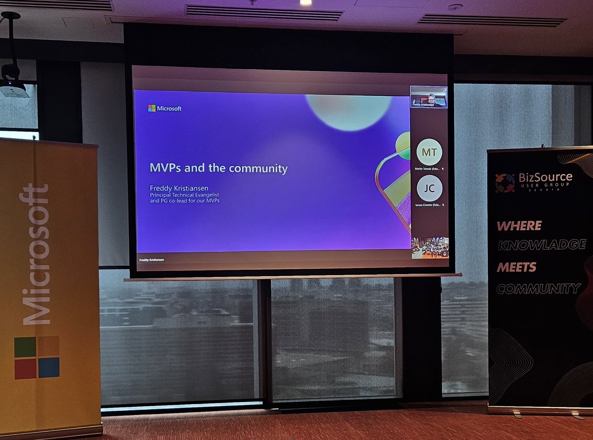 Stefan Šošić (@stefan_sosic) on Twitter photo Today at Microsoft Center, <a href="/freddydk/">Freddy Kristiansen - freddydk.bsky.social</a> about MVPs and Community importance and impact on Business Central product 👏 Today at Microsoft Center, <a href="/freddydk/">Freddy Kristiansen - freddydk.bsky.social</a> about MVPs and Community importance and impact on Business Central product 👏