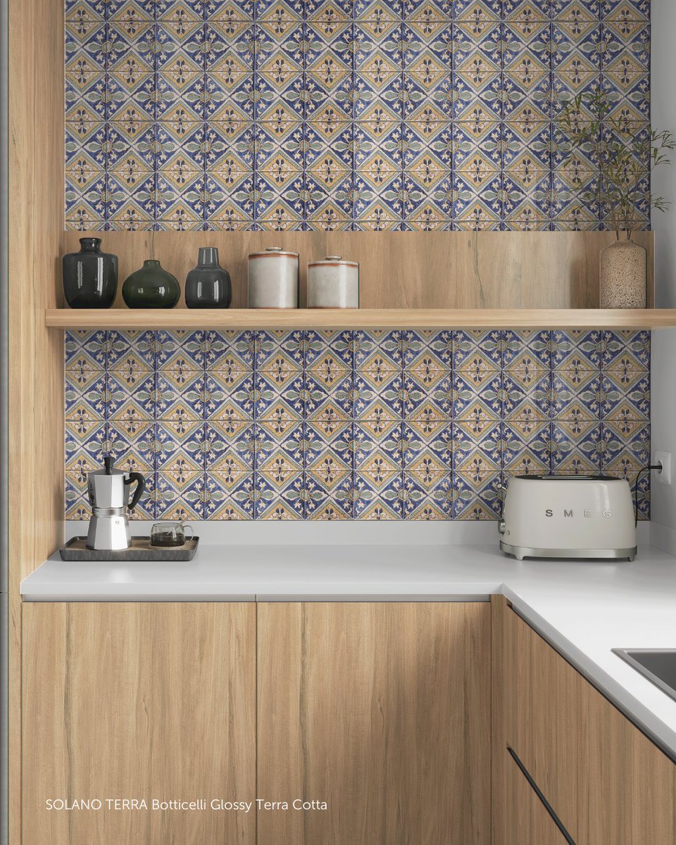 ArchitessaTile's tweet photo. SOLANO TERRA blends timeless style and heritage with three classic designs in two distinct shades. This collection of 6 glossy tiles offers the warmth &amp; character of authentic terra cotta.

#InteriorDesign #terracotta #terracottatiles #cotto #vintage #tilepatterns https://t.co/bC0gqgjZEJ