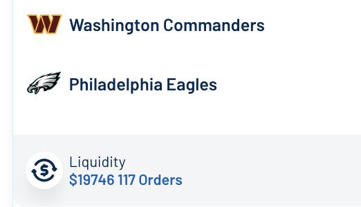 BettorEdge's tweet photo. Almost $20K up for grabs for TNF between the Commanders &amp; Eagles. 

Philly hasn't covered the spread in their last 6 home games, does that change tonight? 

They are currently 4 point favorites... though BettorEdge bettors have created alt spread orders from -2.5 through -13.5👀 https://t.co/lh1uF2g6U2