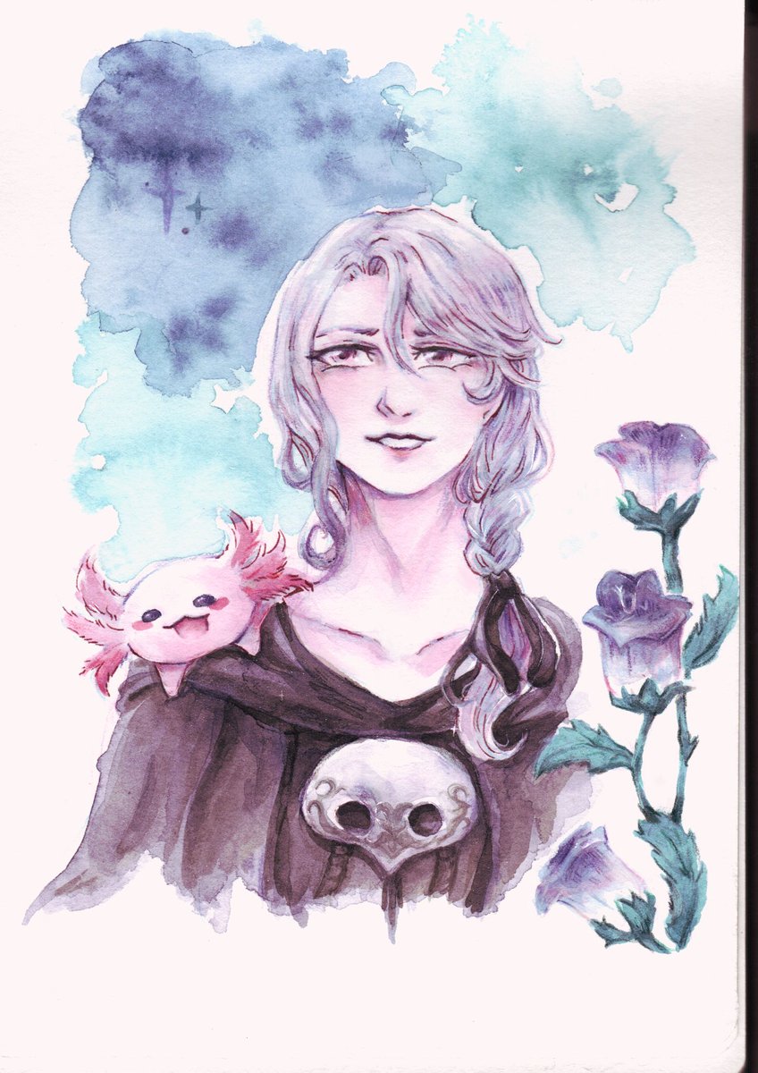 Was supposed to be an ink practice then i got carried away with other media idudbudbbd

#Hythlodaeus #ffxivart #ff14