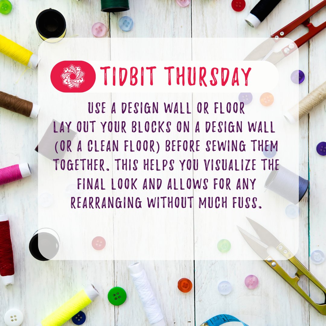 cotton_cuts's tweet image. See your quilt come to life! 🧵✨ Laying out blocks on a design wall (or clean floor) helps visualize the final look and makes rearranging easy before you sew. 💙 #QuiltingTips #DesignWall #QuiltLayout #ModernQuilting #cottoncuts