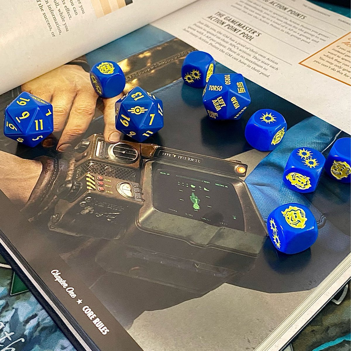 Modiphius's tweet photo. 🥳👍 Happy IRL Reclamation day thanks to West Virginia! Are you a “Surface never. Vault Forever!” type or do you have what it takes to survive the #Fallout wastes?
Play Fallout: The RPG and find out!
https://t.co/NKGWciGOfS
#reclamationDay https://t.co/LYA41VqDOK
