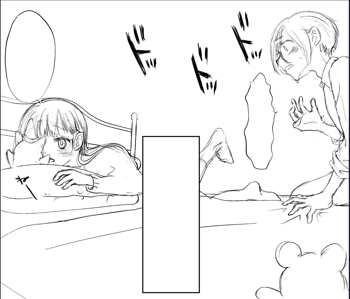 なんか、『ドッドッドッ』を書くのが楽しくなってきてしまって笑
もうちょっと似るように書きたいですね😅
OKKAさんとのやり取りでずっと温め過ぎてたヤツ描きたくなったのでこの5コマなる早で仕上げたい…! #僕ヤバ #僕ヤバファンアート 
