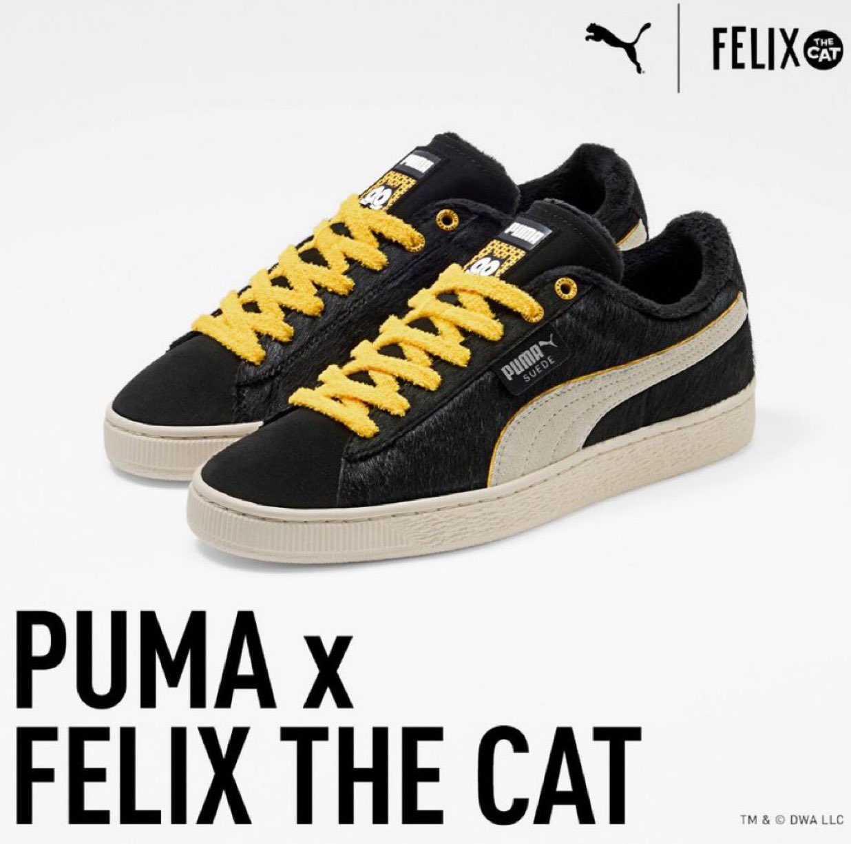 PUMA × FELIX THE CAT ☆ Suede ‘Black’ The Felix The Cat x Puma Suede Releases November 2024