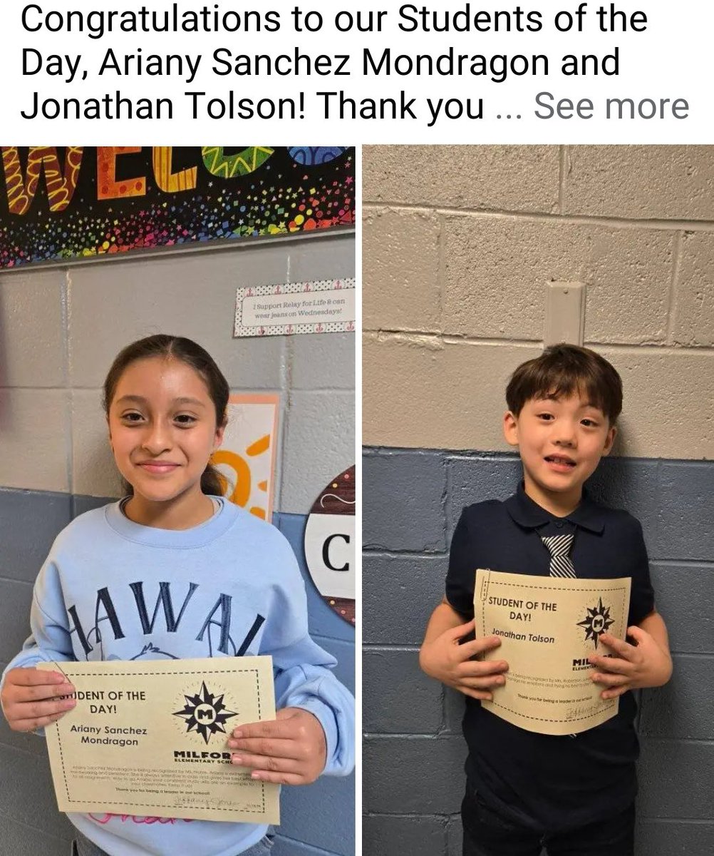 Milford Elementary (@milfordmariners) on Twitter photo 