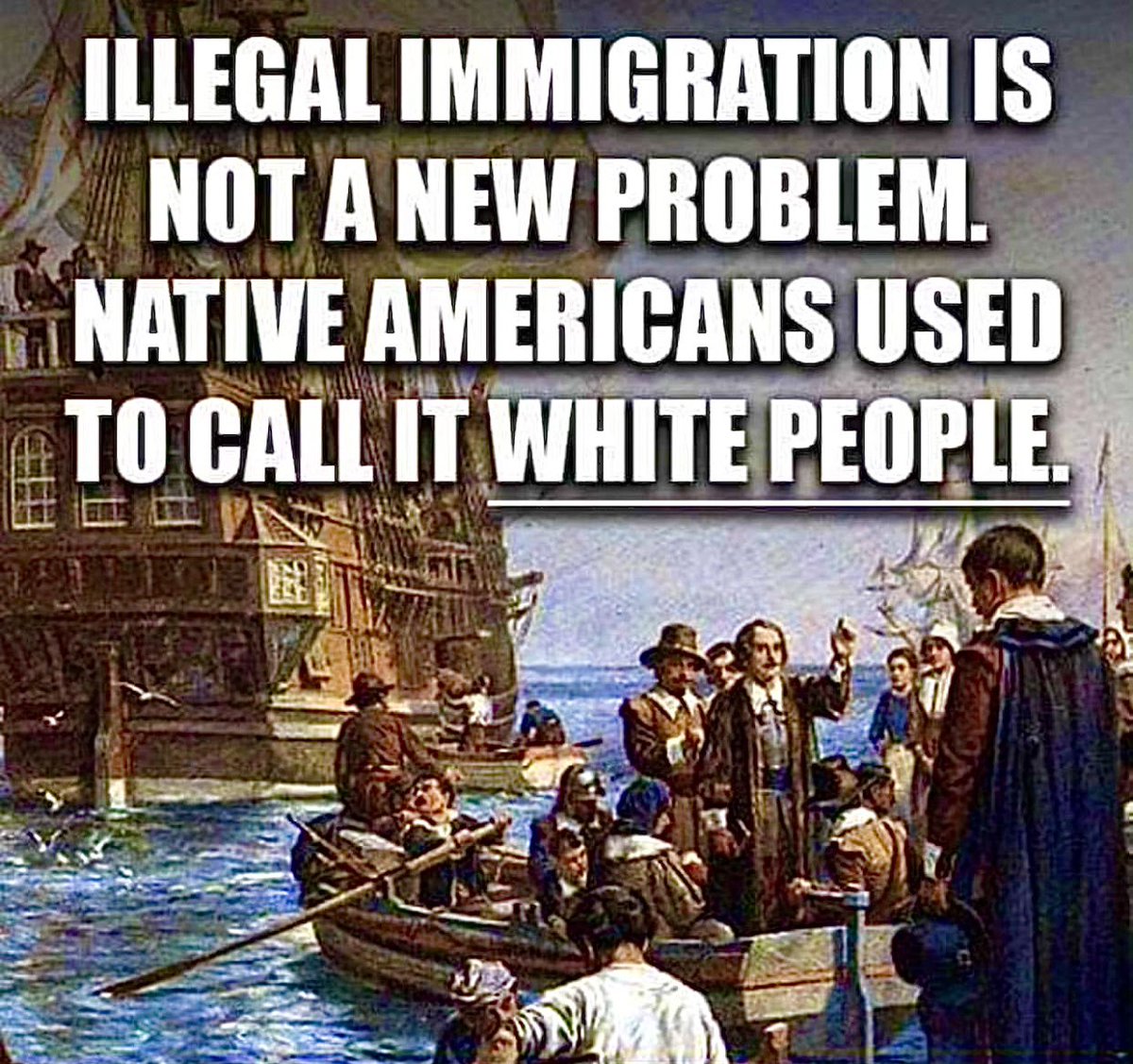 Hey MAGA white man. Why don’t YOU get the fuck out of MY country.