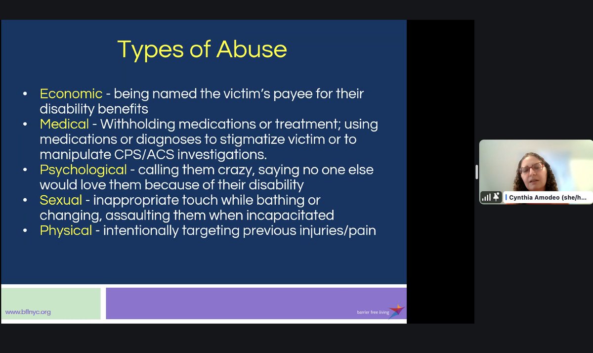 Free IPV-TBI Conference right now - yes now!

Cynthia Amodeo now presenting on IPV Survivors with disabilities 

Register and get right in to hear her presentation:
forms.gle/MUhQt5LWL3HjDy… #IPVBI2024 @enigmaIPV