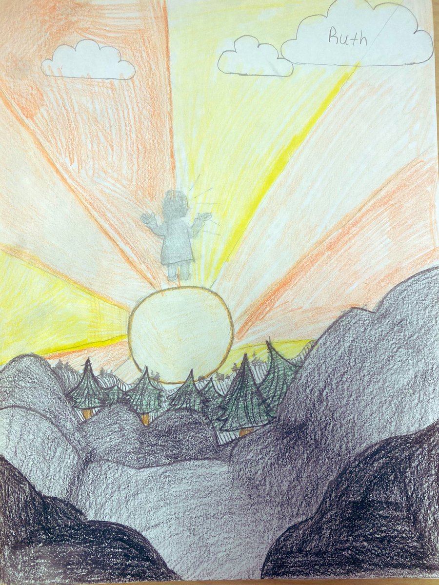 Knowing, Believing &amp; Trusting #WorlddrawingGodday #TCDSBdrawingGOD #gr4/5