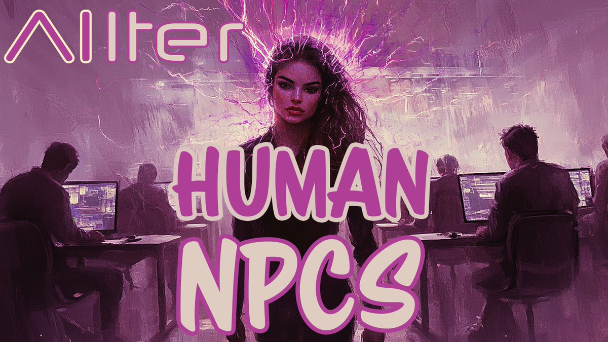 “Human NPCs” By #AI for #humans! 

📝Lyrics: <a href="/OpenAI/">OpenAI</a> 
🎶 Music: <a href="/SunoAI_/">SUNOAI</a>  
🎨 Visuals: @Midjourney 
🌌 Effects: @photomosh

Are you the hero or just an NPC? Dive in and decide👇 
youtu.be/6YQtBJM1zIQ?si…

#AIArt #AIGeneratedArt #AIMusic