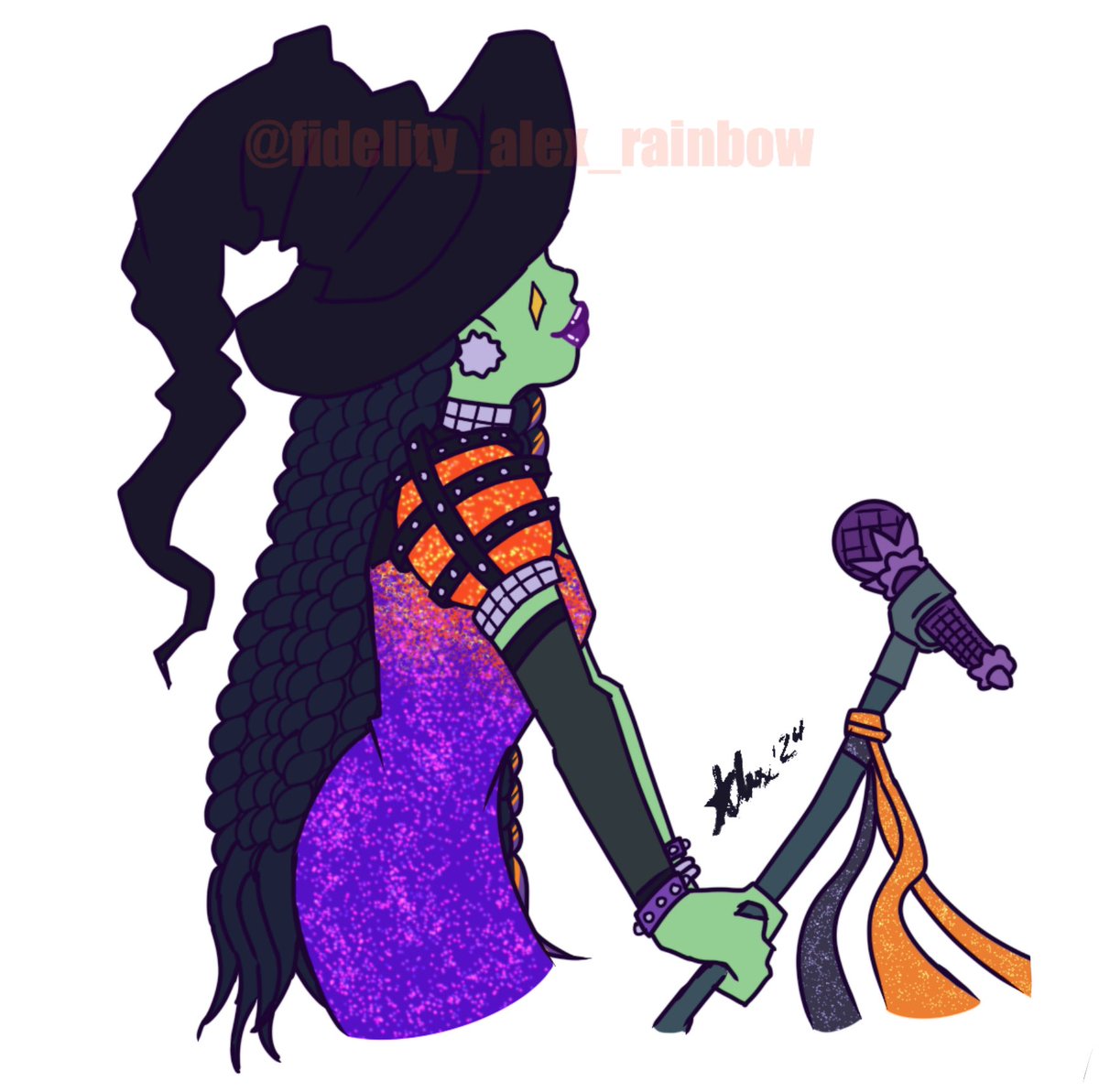 Fidelity_Alex's tweet photo. 🧙🏽♀️Casta Fierce Sketches💚
#CastaFierce
#MonsterHigh
#Wicked https://t.co/cqHQMzskrj