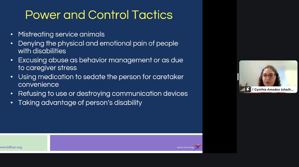 Free IPV-TBI Conference right now - yes now!

Cynthia Amodeo now presenting Power and Control Tactics used on on IPV Survivors with disabilities

Register and get right in to hear her presentation:
forms.gle/MUhQt5LWL3HjDy… #IPVBI2024 @enigmaIPV