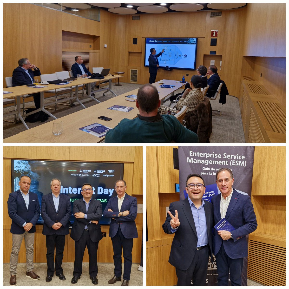 juanmaespinoza1's tweet image. 👉🏻 Esta tarde con buenos amigos y grandes profesionales en el #InteractDay. Tuve la oportunidad de hablar acerca de la importancia del #BPM en los proyectos de #TransformaciónDigital, y su relevancia dentro del modelo lógico de #LaGuiaESM. ¡Gracias por la confianza!✌🏻☺️