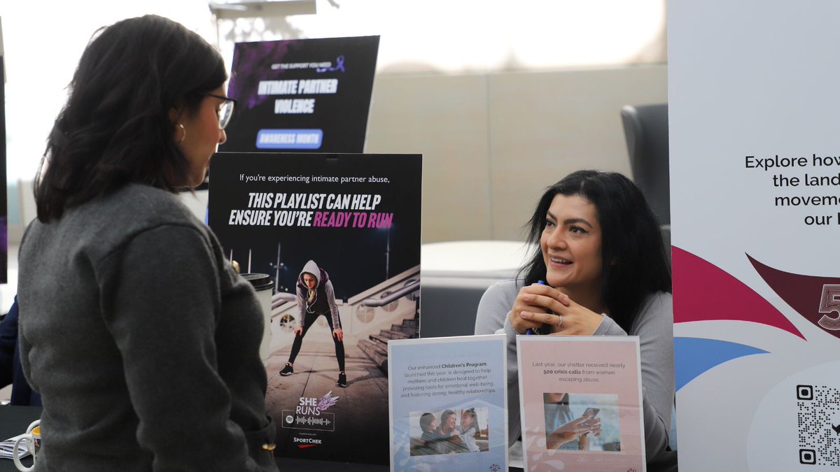 WCHospital's tweet photo. November is Domestic Violence Awareness Month. DYK it takes about 7 attempts before someone successfully leaves an abusive relationship.
Along with community partners, our SA/DVCC joined the #CallforUnity & hosted a networking event with DV support services in the GTA. #DVAM2024 https://t.co/paJaTPQW8K