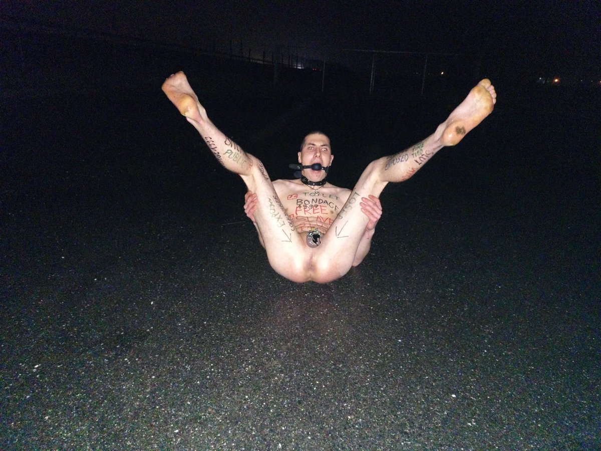 Bondage1999's tweet photo. Gay slave on the public road 
#slave #bdsm #bondage #bound #tied #gags #gay #twink #slavelife #BDSMovement #chastity #chastitysub #hogtied #hogtie #BDSMaster #barefoot #cock #dungeon #guynaked #rope #submissive #humiliation #gayfetish #kinky #sklavin #slavery #gaybdsm #fetish https://t.co/D7STIaNWgh