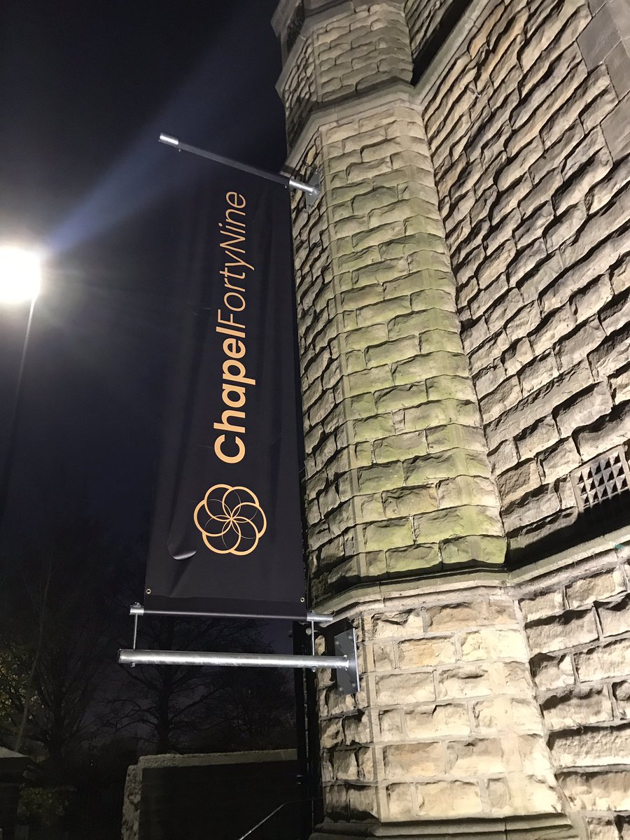 Spotted a hexafoil in the logo of what appears to be a local sect that’s bought a local church