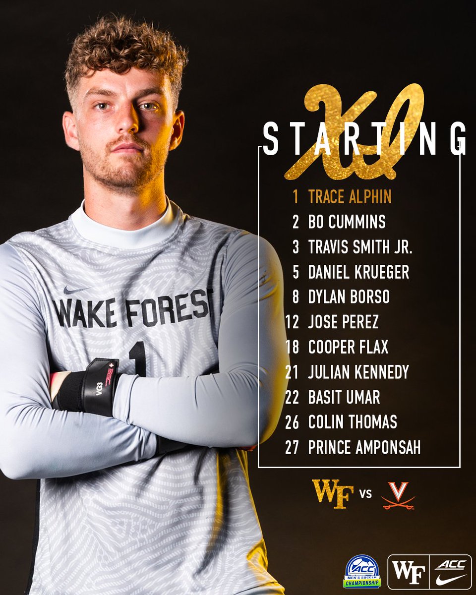 Tonight's Starting XI vs. Virginia ⤵️