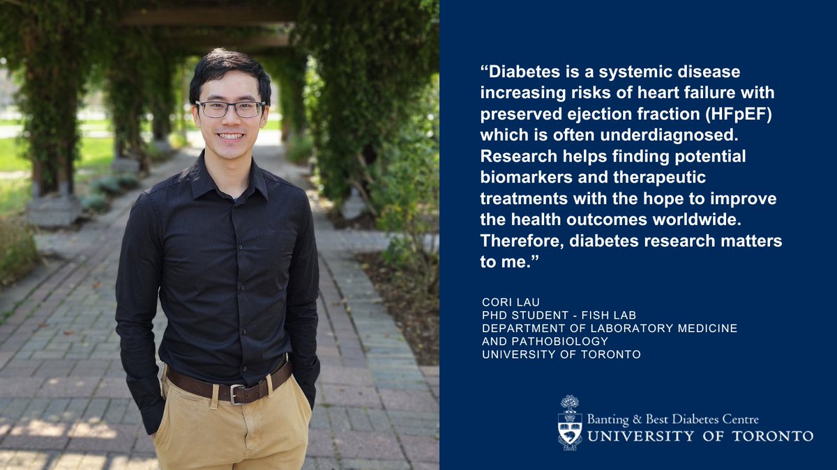 Banting & Best Diabetes Centre (@bbdc_uoft) on Twitter photo On #WorldDiabetesDay we celebrate the next generation of diabetes researchers - like Cori Lau from <a href="/FishLab_UHN/">Jason Fish</a>. Cori shares why diabetes research matters to him. #WDD2024 On #WorldDiabetesDay we celebrate the next generation of diabetes researchers - like Cori Lau from <a href="/FishLab_UHN/">Jason Fish</a>. Cori shares why diabetes research matters to him. #WDD2024