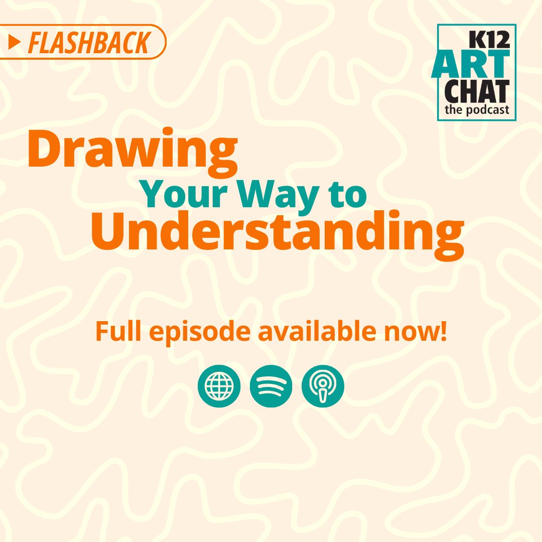 It's a good day for a K12ArtChat Flashback! We're diving back into ep. 40, feat. author/artist/educator <a href="/chrisgadbury/">Chris Gadbury</a>. Chris uses drawing, visual journaling, &amp; more to teach students how to cope with the global issues we all face. <a href="/creativitydept/">The Creativity Dept</a>

Listen: hubs.ly/Q02YgMqD0