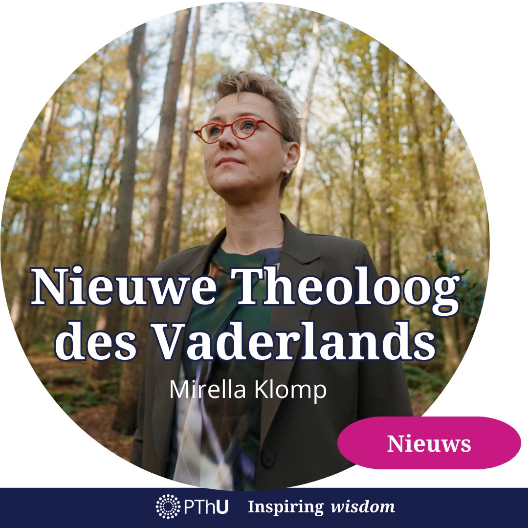 PThU-hoogleraar Mirella Klomp is uitgeroepen tot nieuwe Theoloog des Vaderlands. Dat gebeurde donderdag 14 november tijdens de Nacht van de Theologie. Een jaar lang zal zij in de Nederlandse samenleving de theologie vertegenwoordigen en een gezicht geven. pthu.nl/actueel/nieuws…