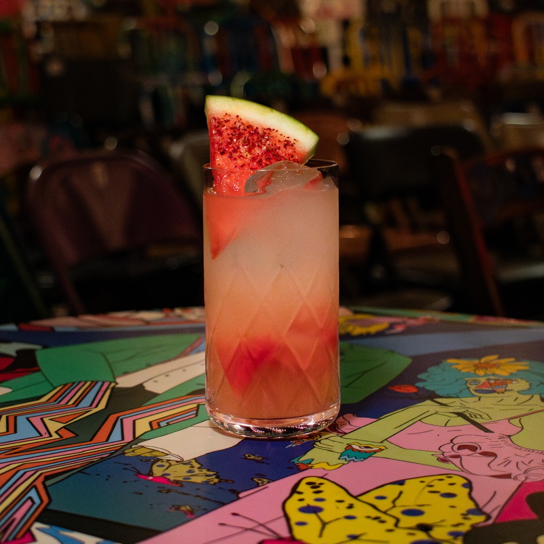 Summer called and it wants one last round 🍉☀️

The Watermelon Paloma featuring El Tequileno Tequila, watermelon, grapefruit, agave, and aleppo #ForeverSummer #AbsintheVegas