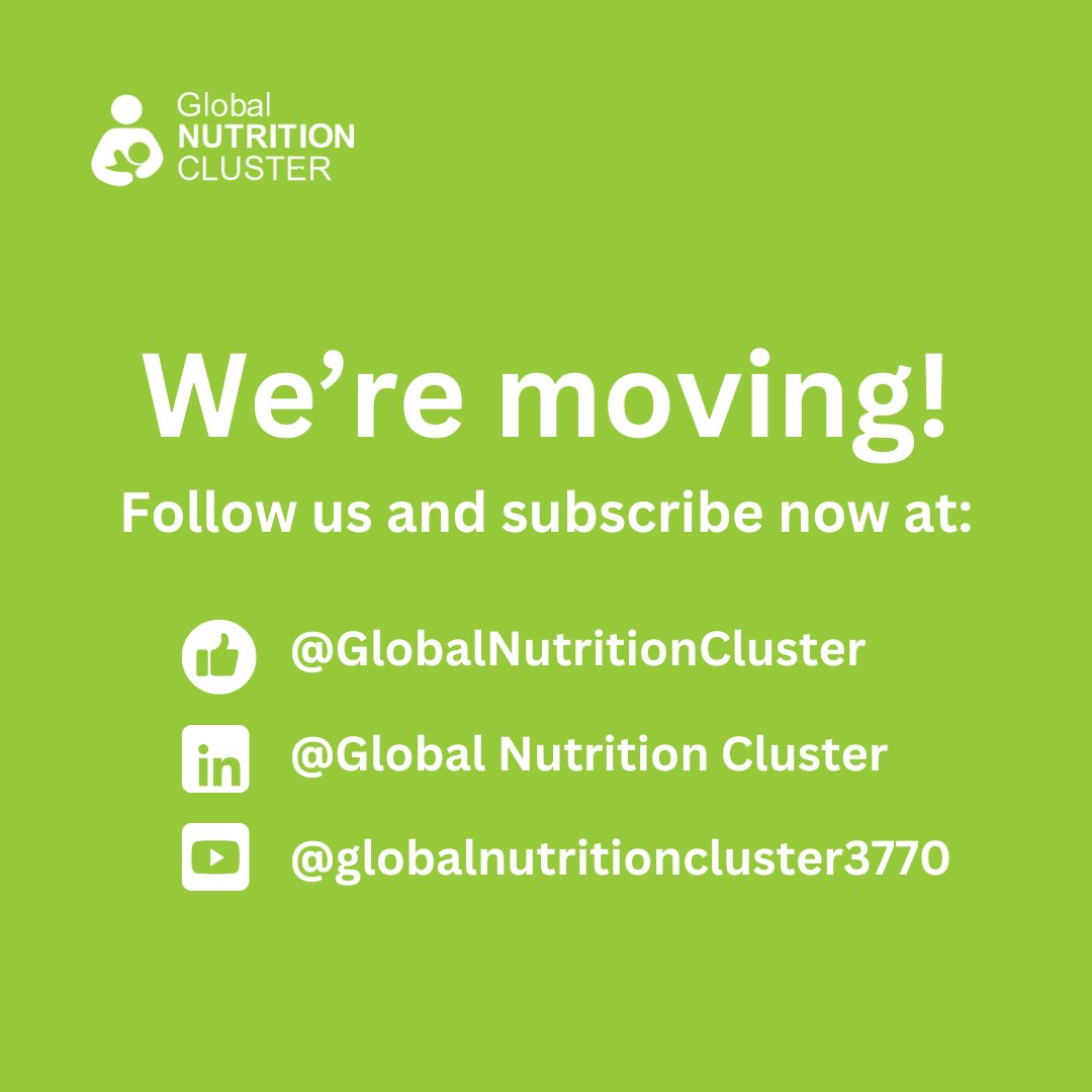 Global Nutrition Cluster tweet media