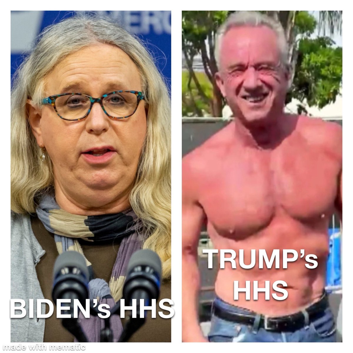 Biden's HHS vs. Trump's HHS

Are you ready to make America healthy again?

Photo: <a href="/johnrich/">John Rich🇺🇸</a>