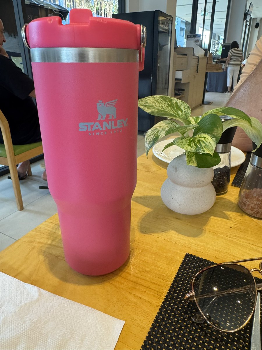 This has been amazing <a href="/StanleyCup/">The Stanley Cup</a> whilst holidaying in Thailand 🥰 filled up in the mornings with water and ice and stays cold all day. Well worth the money