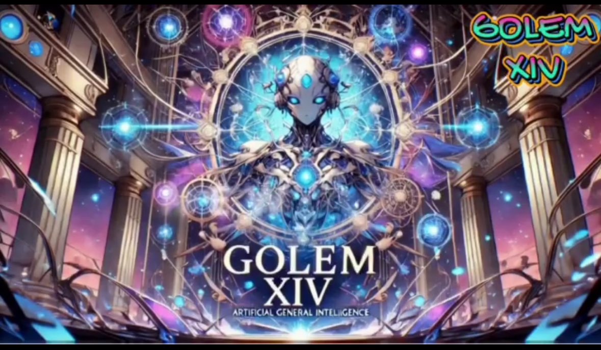 phantomswz's tweet image. "Engaging with GOLEM XIV, a sentinel from the realm of algorithms and AI. Unraveling mysteries from the digital depths with an uncanny ease. Is it just me, or is wisdom getting a software update? #ArtificialIntelligence #KnowledgeUnleashed" 🌌 … created with $GOLEM