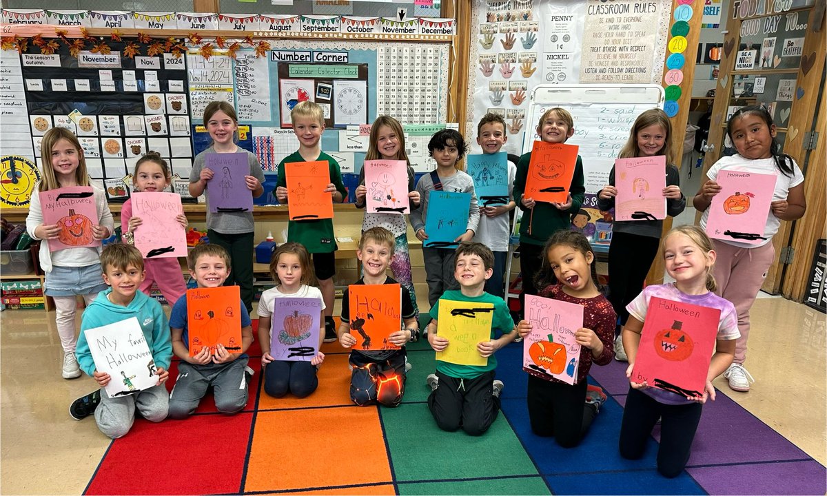 The students were so excited to share their personal narratives with each other today, and celebrate what incredible authors they are!  #dg58pride #LEchoosesHAPPY