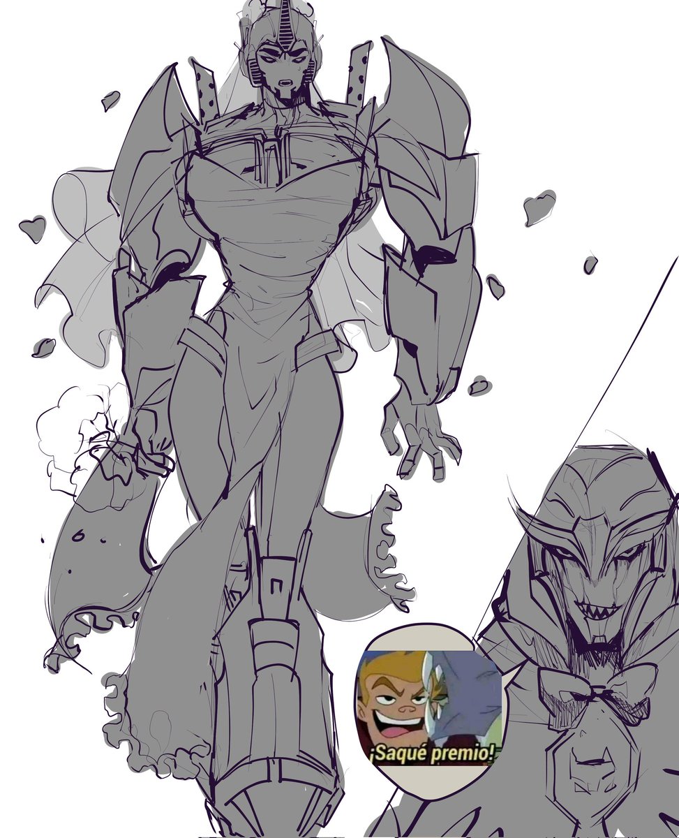 Wip 
Nunca pensé dibujar a optimus prime con vestido 🗿 #megop #MegaOp #tfprime #Transformers