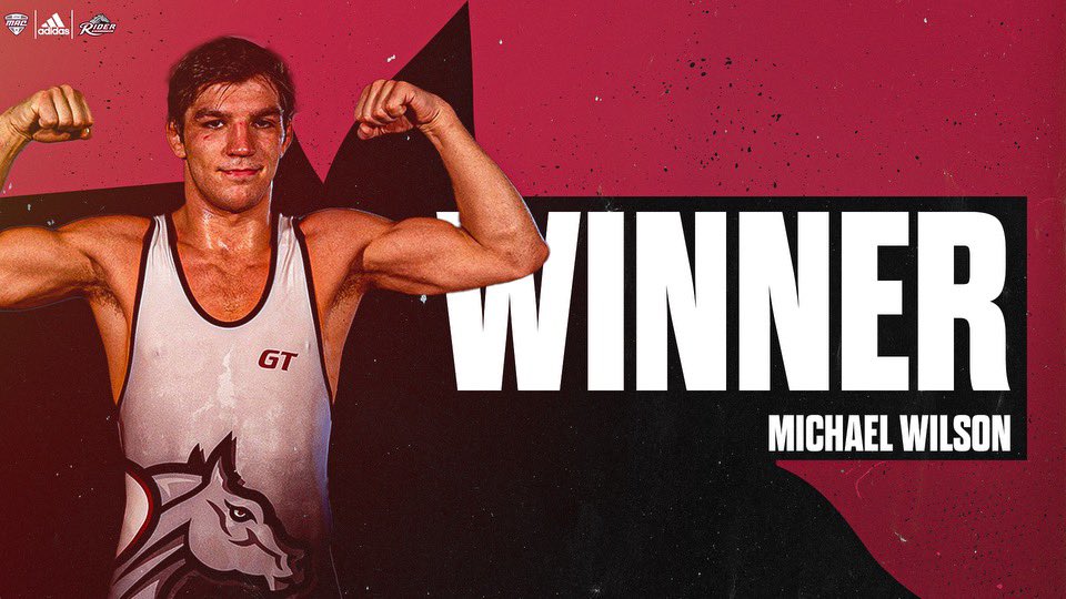 At 174, Riders #27 Michael Wilson wins by decision 11-5 over #24 Brody Conley❗️