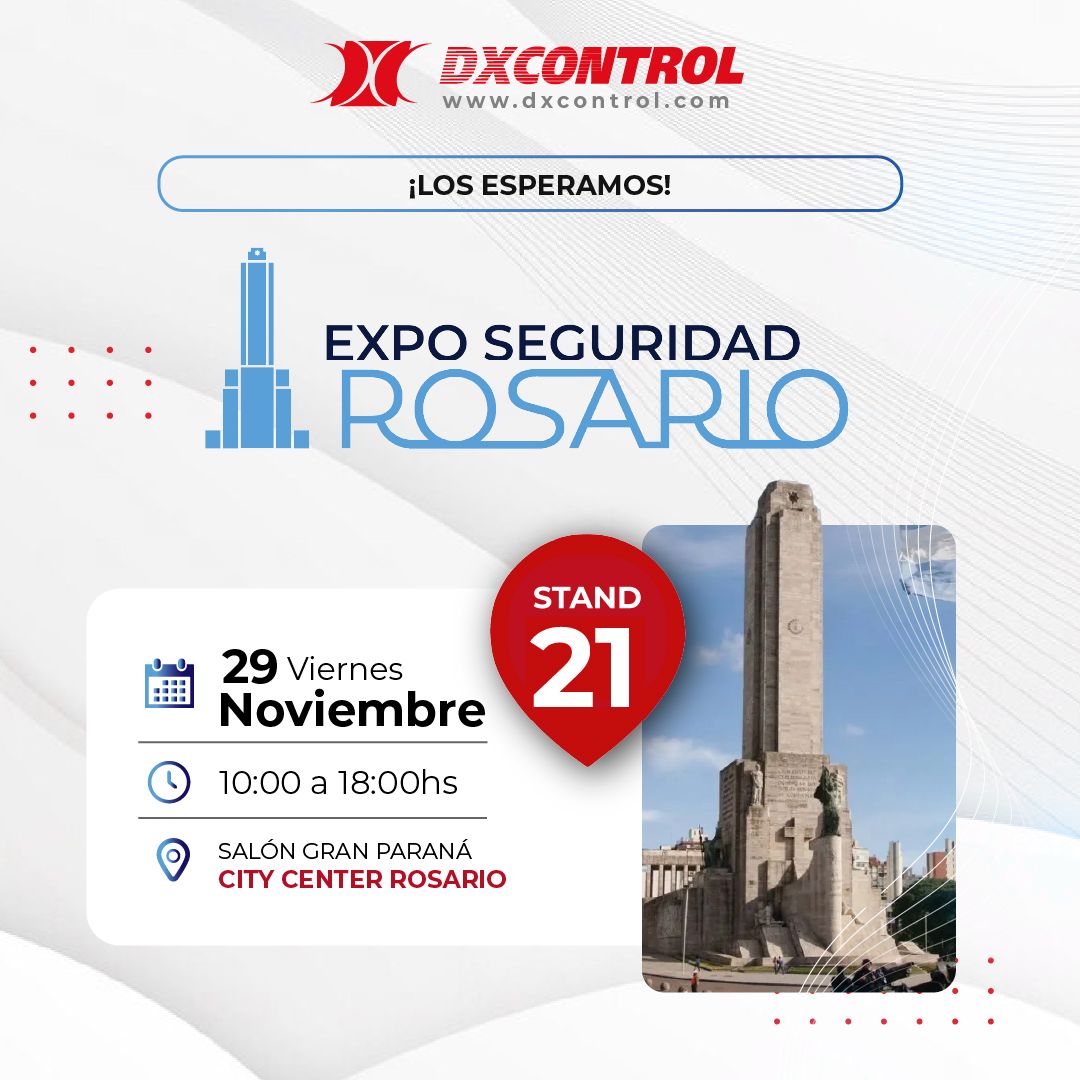 DxControlSA's tweet image. Dx Control estará por Rosario en la Exposición de Seguridad!

¡AGENDATE!
🗓 𝗩𝗶𝗲𝗿𝗻𝗲𝘀 𝟮𝟵 𝗱𝗲 𝗻𝗼𝘃𝗶𝗲𝗺𝗯𝗿𝗲
⏰ de 10:00 a 18:00 Hs.
🏨 𝗖𝗶𝘁𝘆 𝗖𝗲𝗻𝘁𝗲𝗿, 𝗦𝗮𝗹ó𝗻 𝗚𝗿𝗮𝗻 𝗣𝗮𝗿𝗮𝗻á
🗺 Blvd. Oroño y Av. Circunvalación, Rosario, Santa Fe