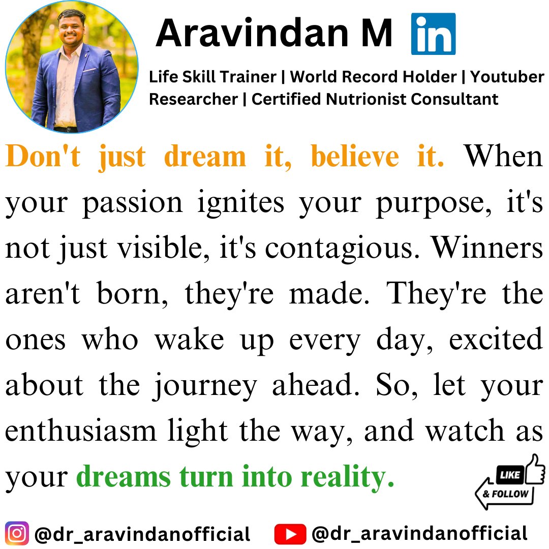 aravimechanizer's tweet photo. Day 48/365: Today's Theme:   Ignite Your Drive #aravimechanizeryoutubechannel #aravimechanizerquotes #draravindan #aravindanvitphdscholar #draravindanlifeskilltrainer #motivation #inspiration #success #positivevibes #mindset #goals #hustle #dreambig #believeinyourself https://t.co/kLjmviinys