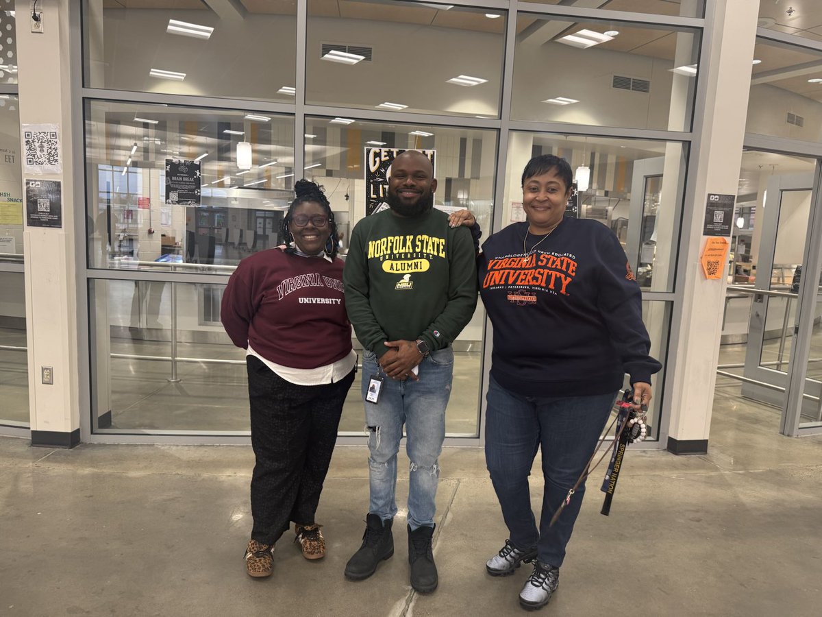 evabaileygreene's tweet image. College Day @WeAreHSHS . Springer Nation loves to represent our HBCU’s!
