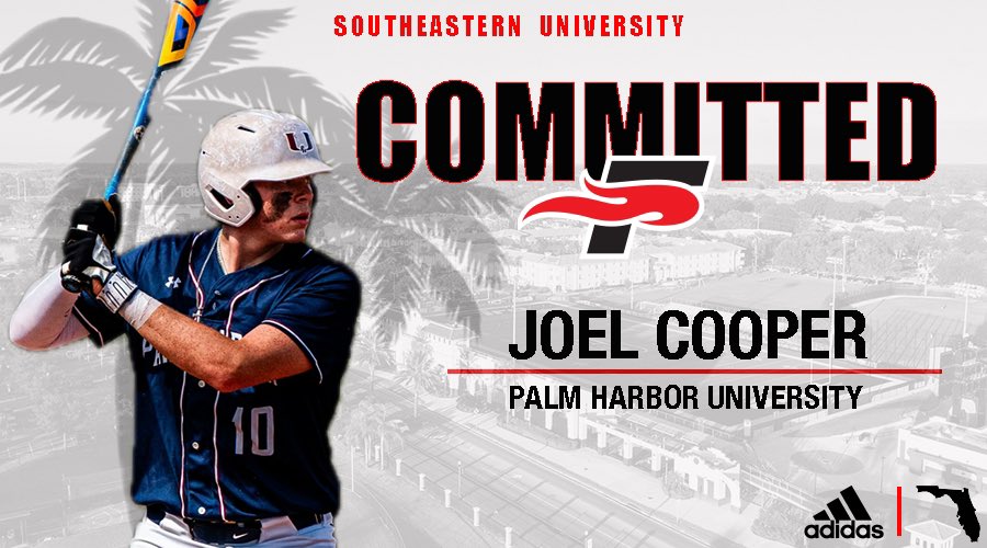 Southeastern Baseball (@seufirebaseball) on Twitter photo π₯ Committed π₯
Welcome to <a href="/SEUFireBaseball/">Southeastern Baseball</a>
From : <a href="/PHUBaseball_/">Palm Harbor University High School Baseball</a>
Position : C / 1B
Hometown : Palm Harbor, Fl π₯ Committed π₯
Welcome to <a href="/SEUFireBaseball/">Southeastern Baseball</a>
From : <a href="/PHUBaseball_/">Palm Harbor University High School Baseball</a>
Position : C / 1B
Hometown : Palm Harbor, Fl