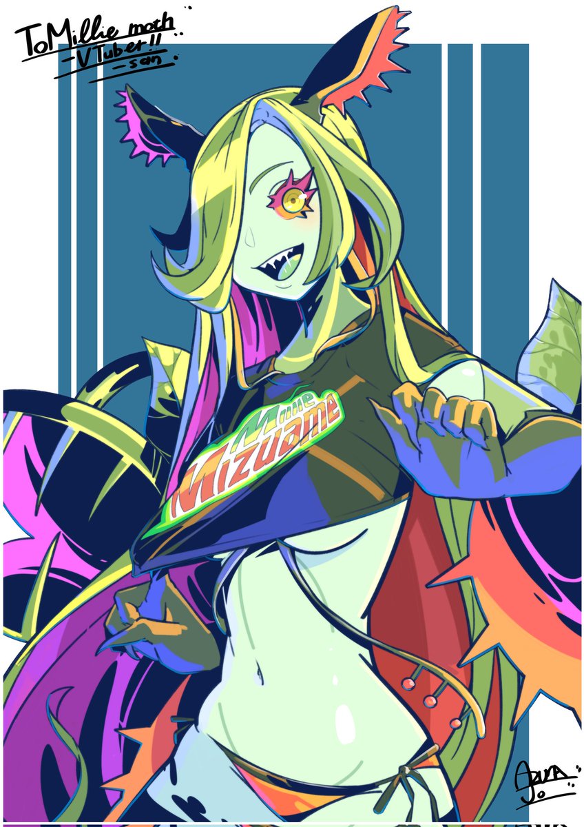 MillieMizuame's tweet photo. I'm bitchin', great hair! The boys all love to stare!
I'm wanted, I'm hot! I'm everything you're not!
#millustration #vtuber https://t.co/paRCyhZm1J