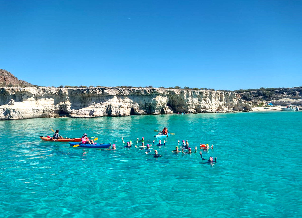 borutstrel's tweet photo. Our Baja, #Mexico #Loreto #swimming #trips continue with warm water and great swimming conditions this week.  The temps are cooling down now but still pretty warm down here! https://t.co/jQFcCg1Zkz https://t.co/3VhKr3qqbj
