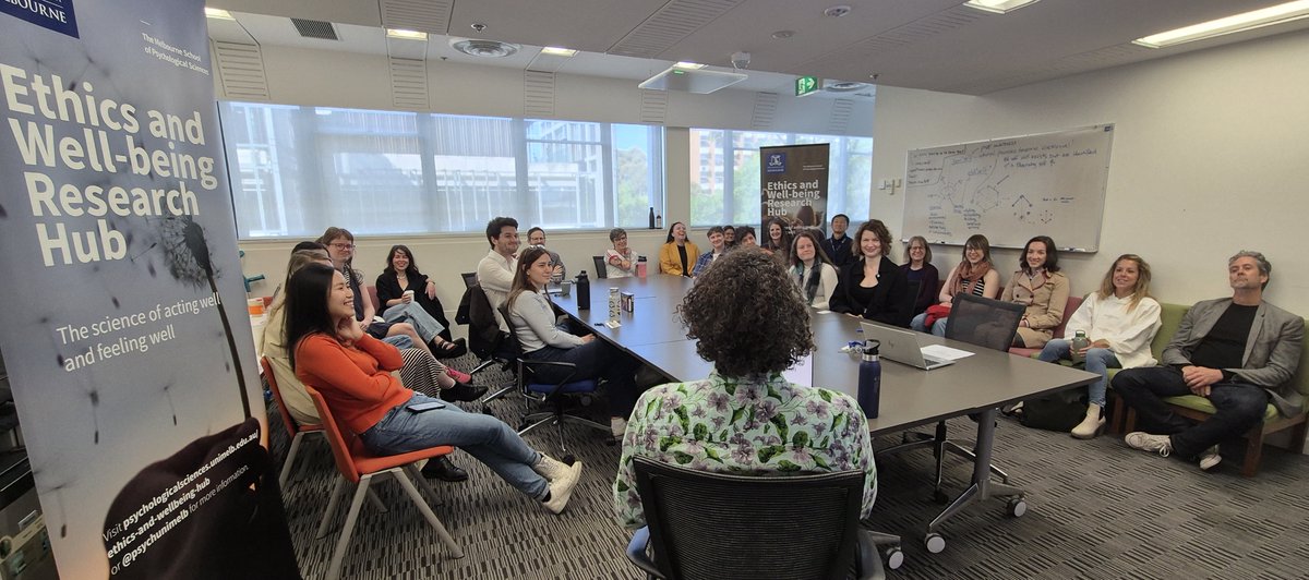 Ethics and Well-being Hub (@ewb_hub) on Twitter photo As the saying goes 'Save the best for last.' We wrapped up this year's Hub Talk with an unforgettable presentation by Prof Luke (<a href="/drsmillie/">Luke Smillie</a>). His insights and personal journey through academia captivated the audience making it a powerful and inspiring conclusion to the year👏👏👏 As the saying goes 'Save the best for last.' We wrapped up this year's Hub Talk with an unforgettable presentation by Prof Luke (<a href="/drsmillie/">Luke Smillie</a>). His insights and personal journey through academia captivated the audience making it a powerful and inspiring conclusion to the year👏👏👏