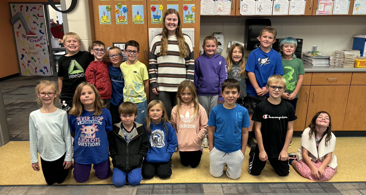 Today was our last day with our CCC practicum student. Ashtyn helped our classroom in so many ways! We are going to miss her! <a href="/ShellCreekVikes/">LCS Shell Creek Elementary</a>