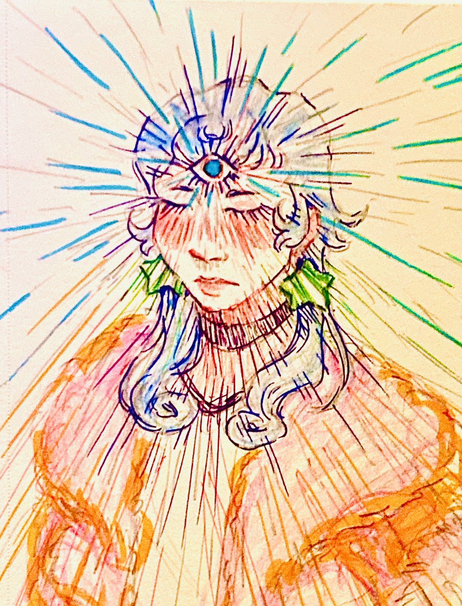 HAPPY SWC RELEASE DAY‼️🎉🎉🎉 despite it being my most anticipated game of like. ever. i had never drawn any fanart for it somehow?? so i remedied that w a little sketchbook michelle while the game downloaded ^_^ thank u <a href="/alamodegames/">à la mode games</a> for making The game of all time