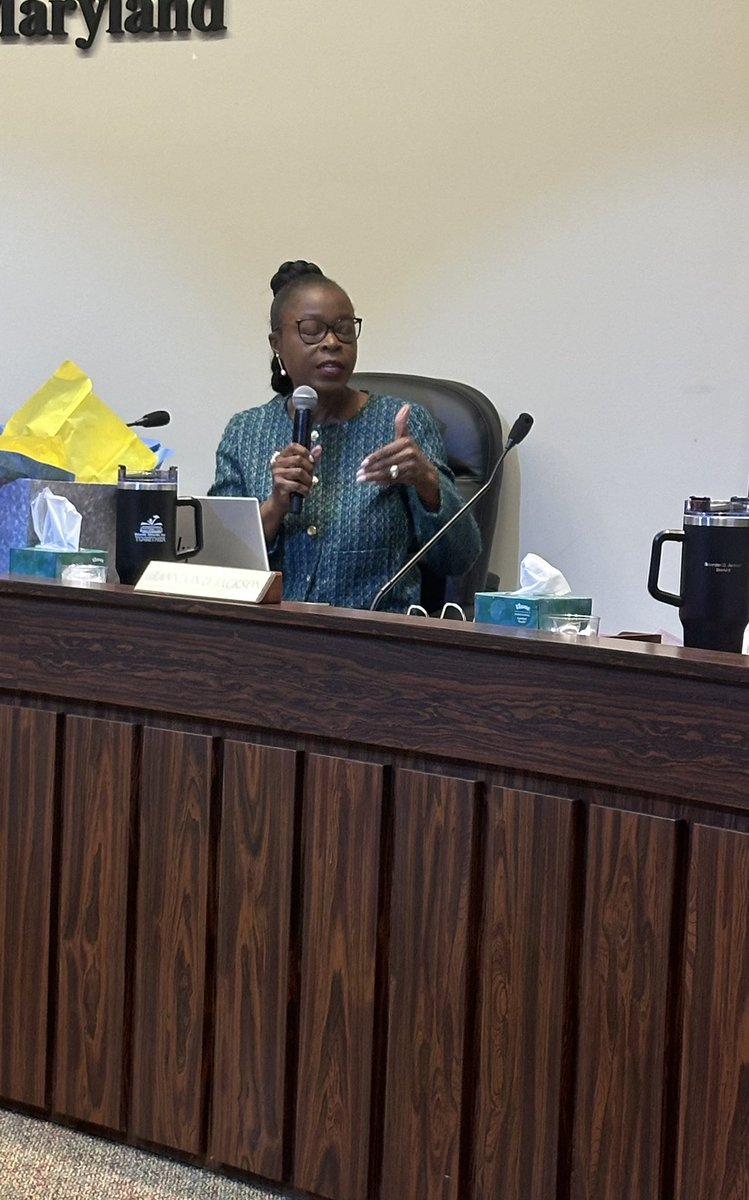 Thank you for your time on the board! 
#WeHaveToFightForChildren!” #PGCBOE #BoardMember ##DistrictFive #PGCPSProud